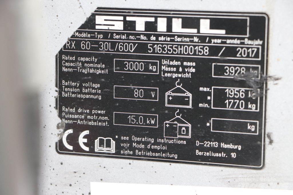 Still RX60-30L/600 Elektro Stapler