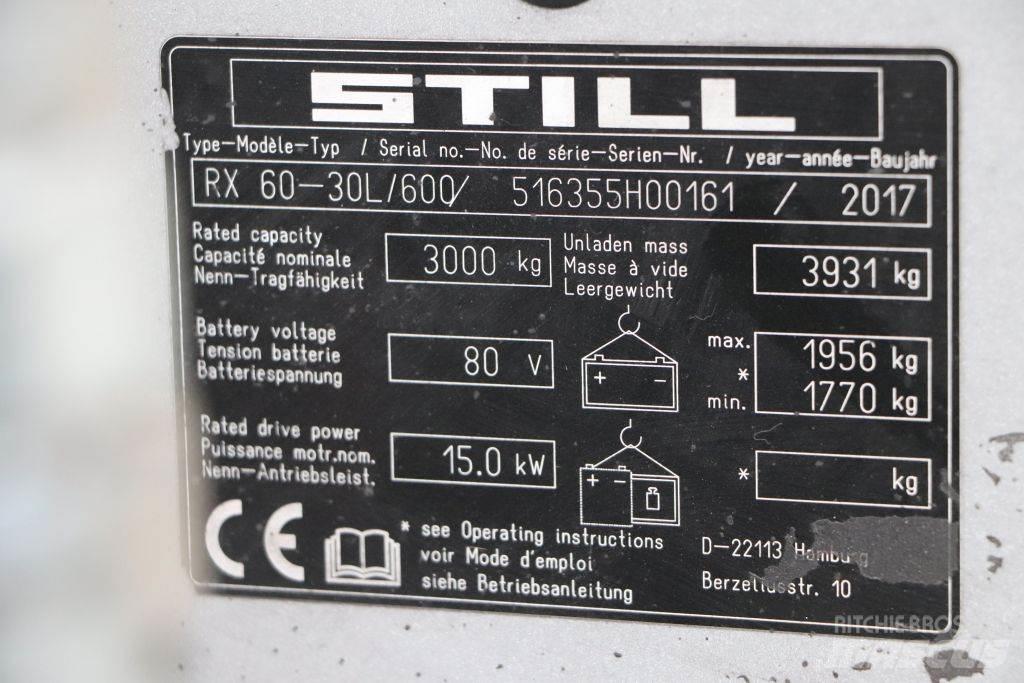 Still RX60-30L/600 Elektro Stapler