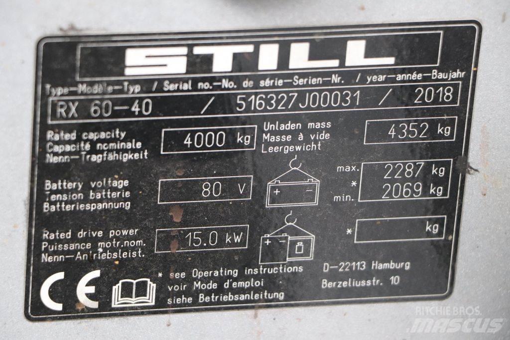 Still RX60-40 Elektro Stapler