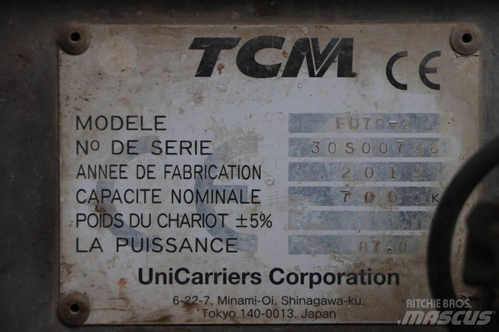 TCM FD70-2 Diesel Stapler