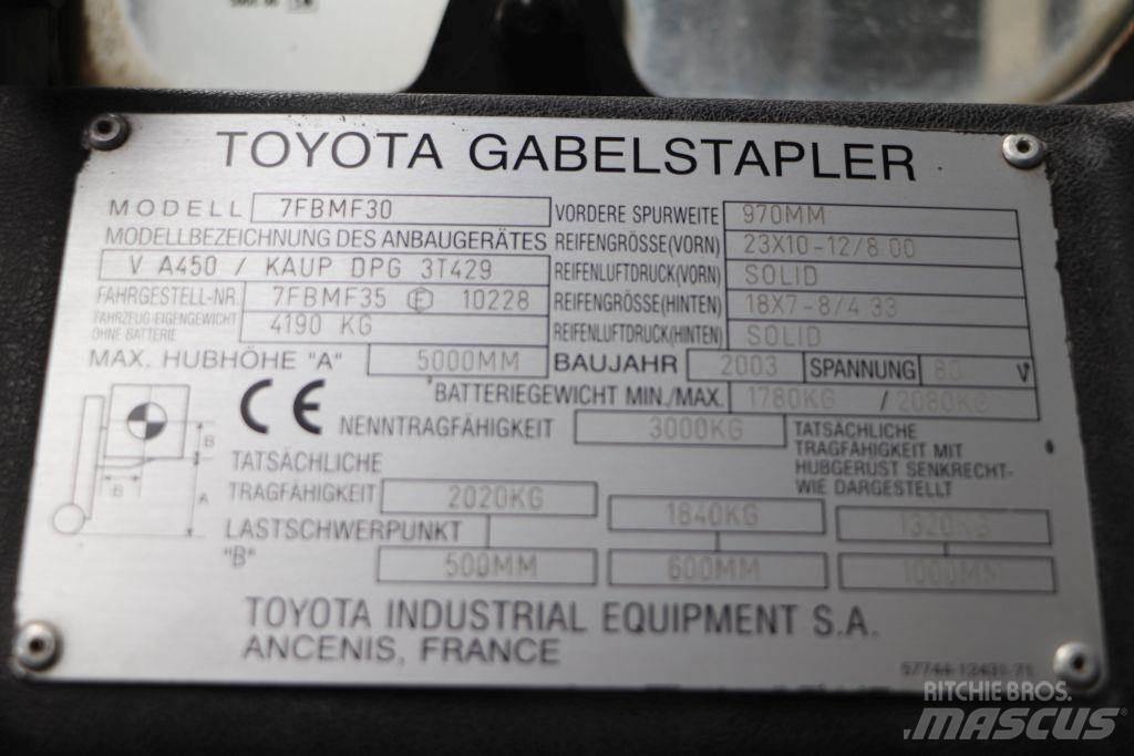 Toyota 7FBMF30 Elektro Stapler