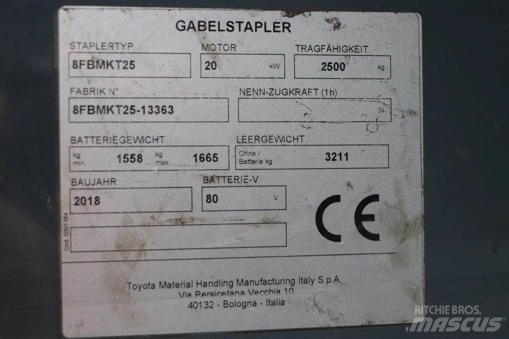 Toyota 8FBMKT25 Elektro Stapler