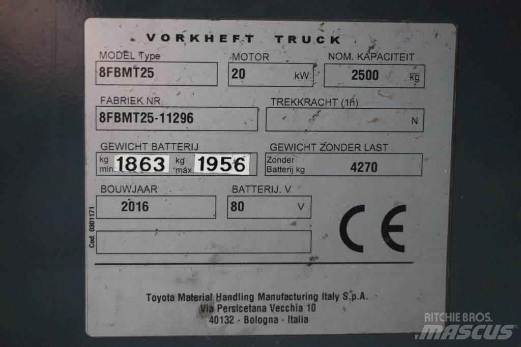 Toyota 8FBMT25 Elektro Stapler