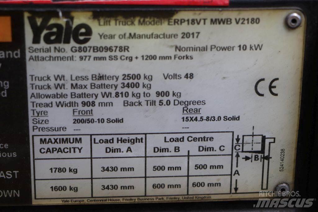 Yale ERP18VT Elektro Stapler