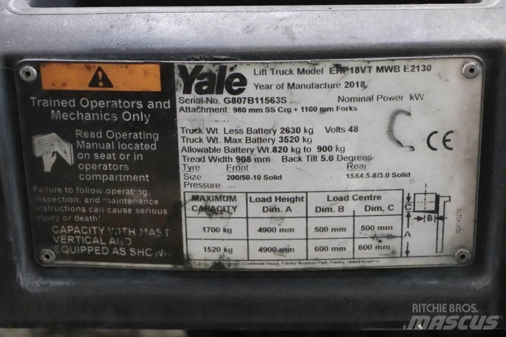 Yale ERP18VT Elektro Stapler