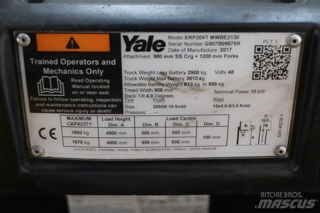 Yale ERP20VT Elektro Stapler