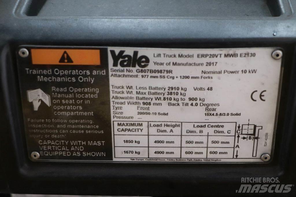 Yale ERP20VT Elektro Stapler