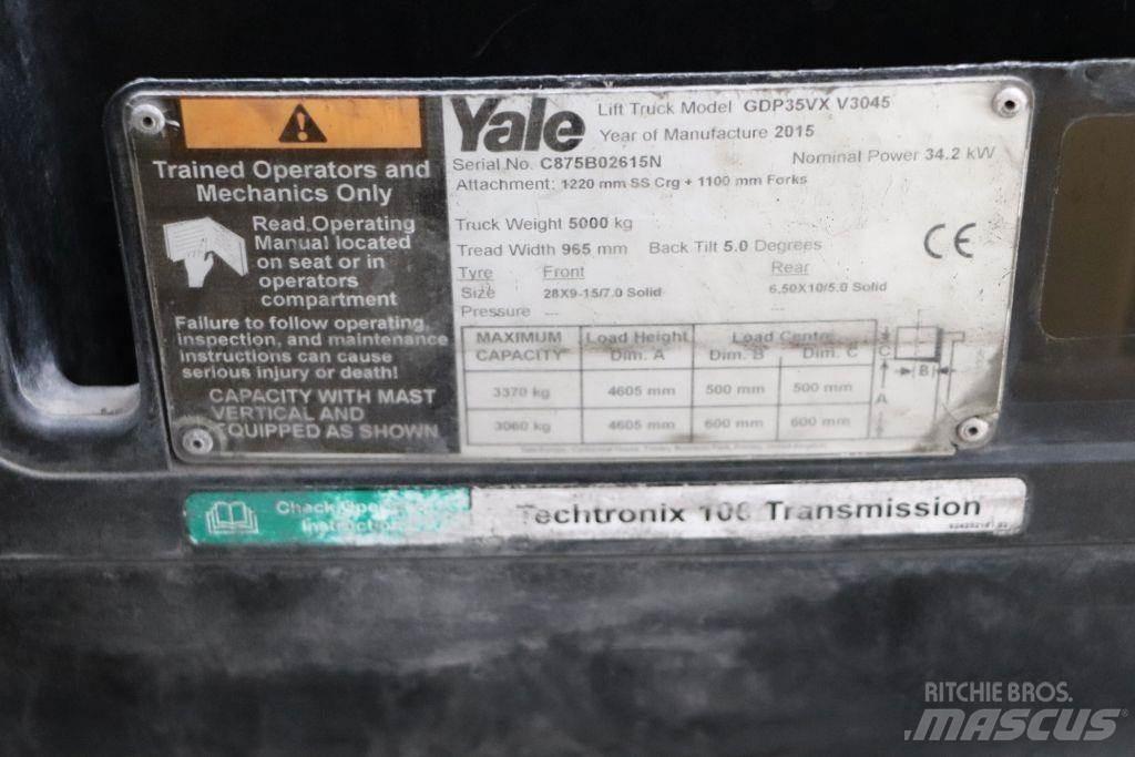 Yale GDP35VX Diesel Stapler