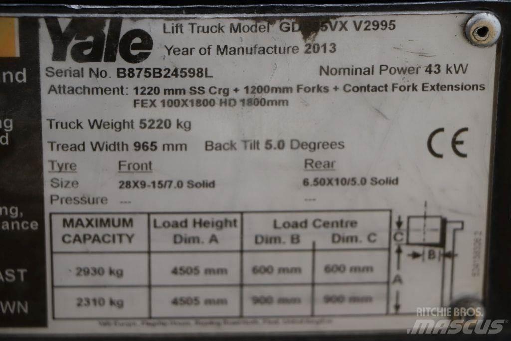 Yale GDP35VX Diesel Stapler