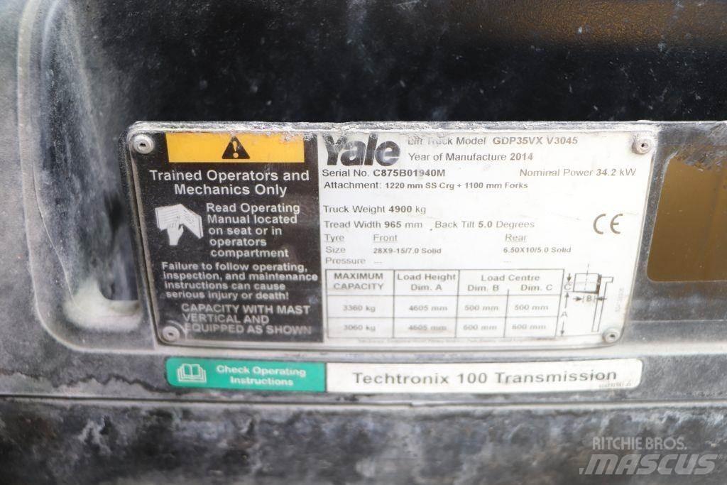 Yale GDP35VX Diesel Stapler