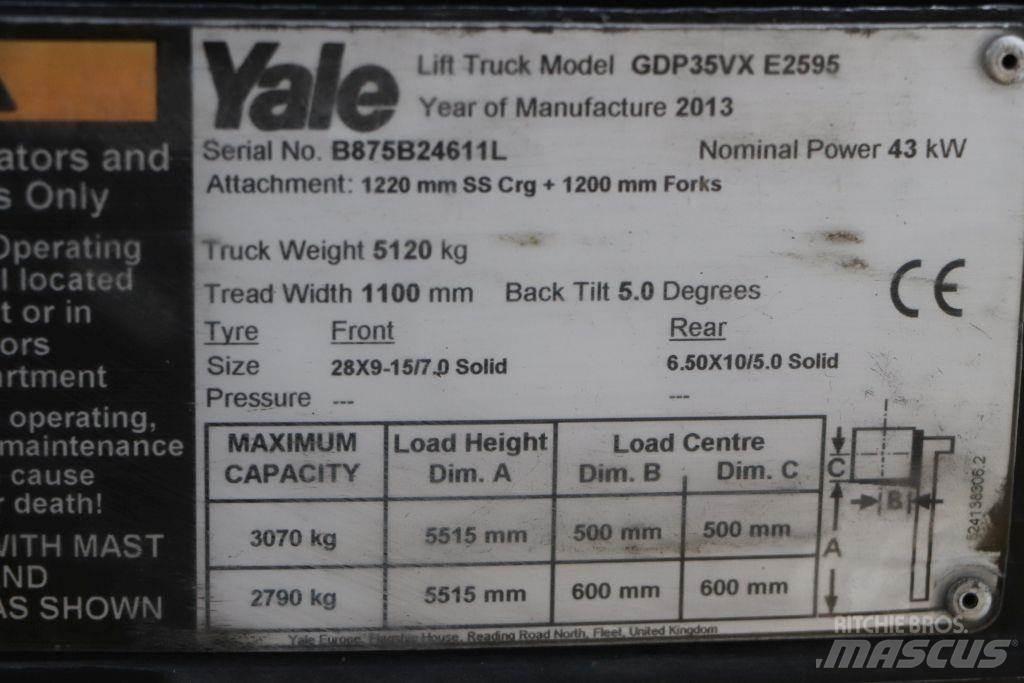 Yale GDP35VX Diesel Stapler