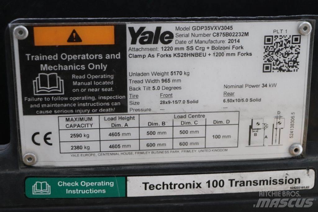 Yale GDP35VX Diesel Stapler