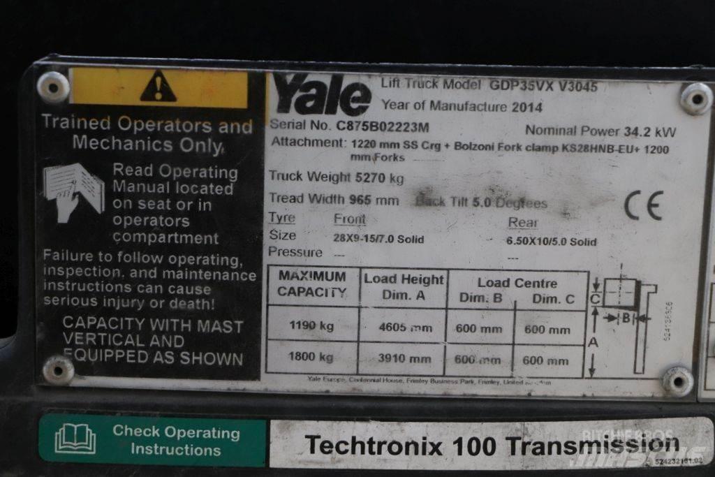 Yale GDP35VX Diesel Stapler