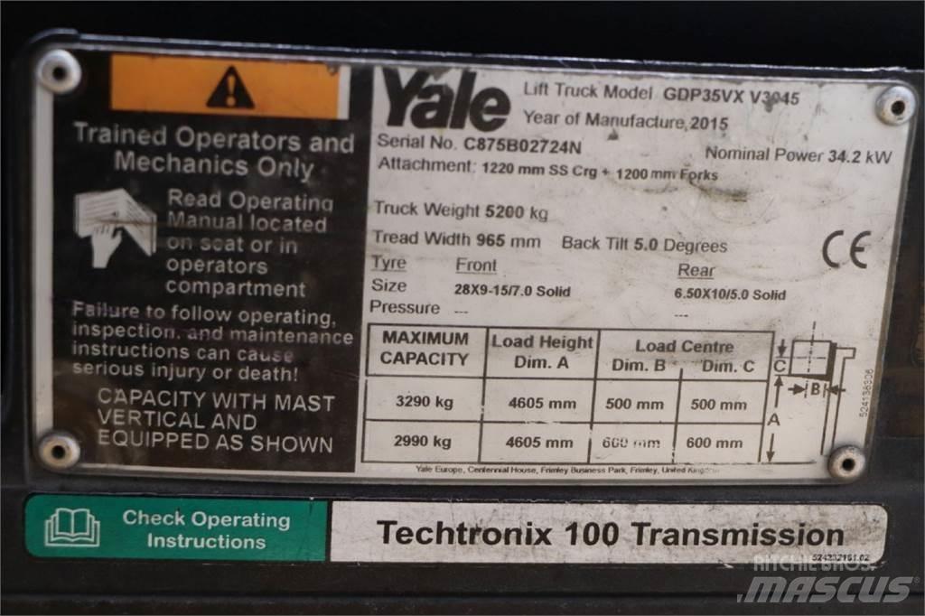 Yale GDP35VX Diesel Stapler