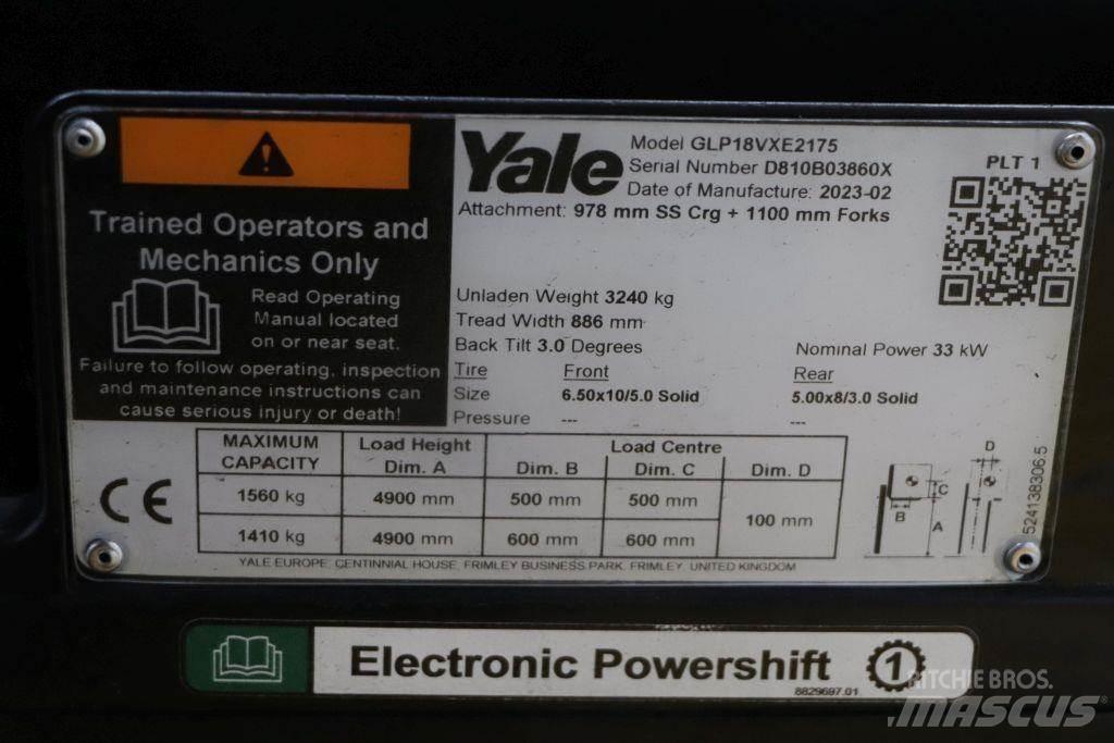 Yale GLP18VX Gas Stapler
