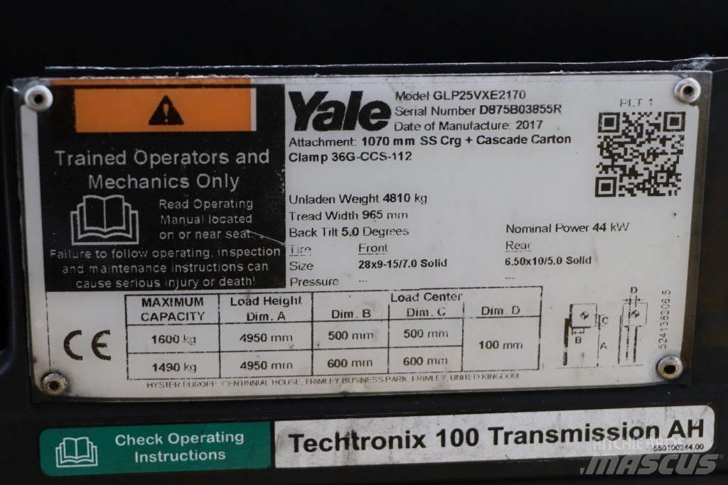 Yale GLP25VX Gas Stapler