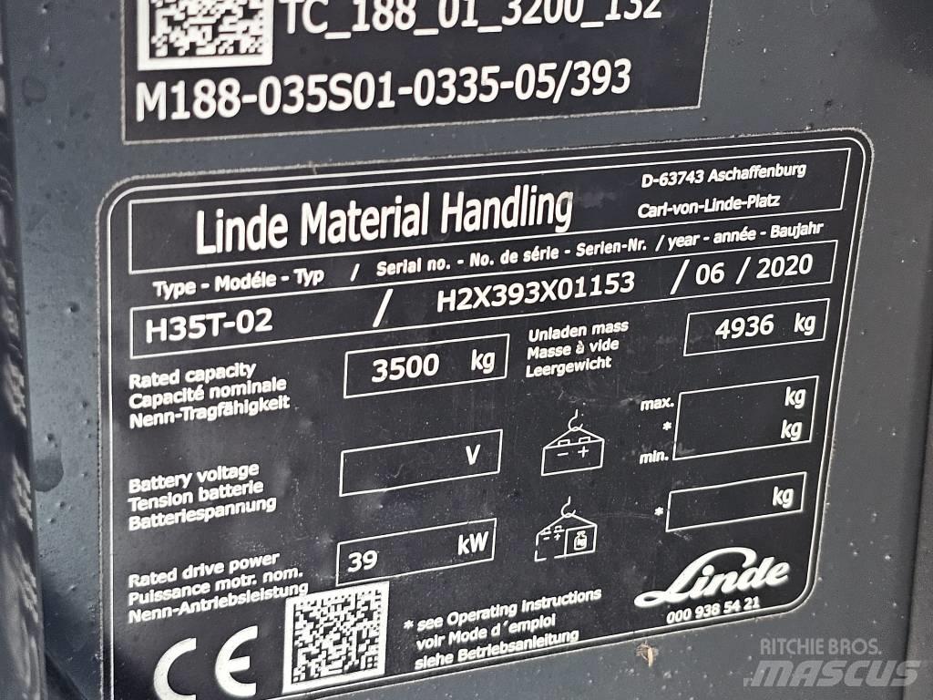 Linde H35T-02 Gas Stapler