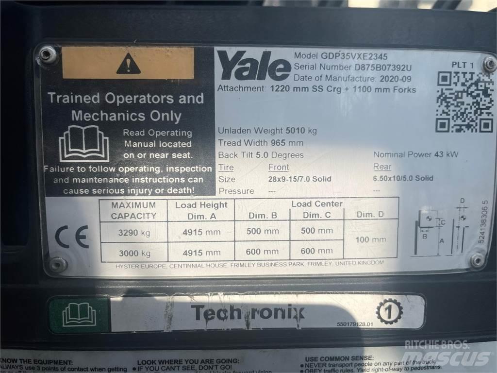 Yale GDP35VX Diesel Stapler