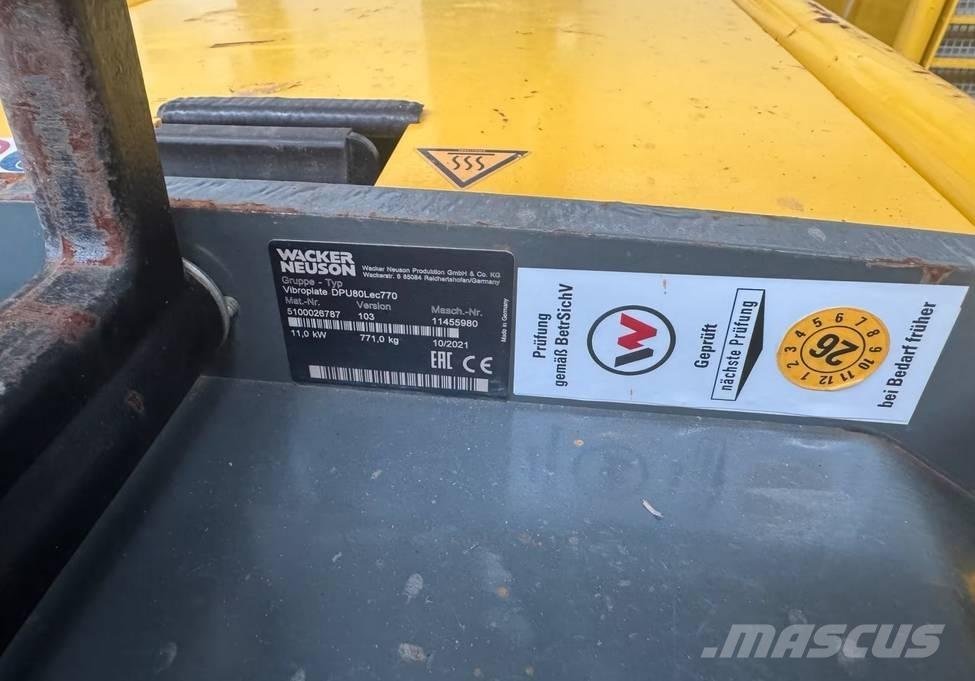 Wacker Neuson DPU 80 Vibrationsgeräte