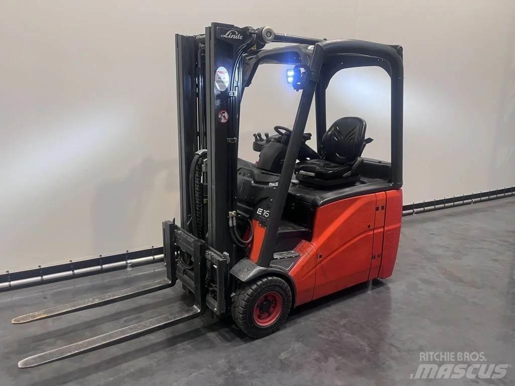 Linde E 16 H-01 Elektro Stapler
