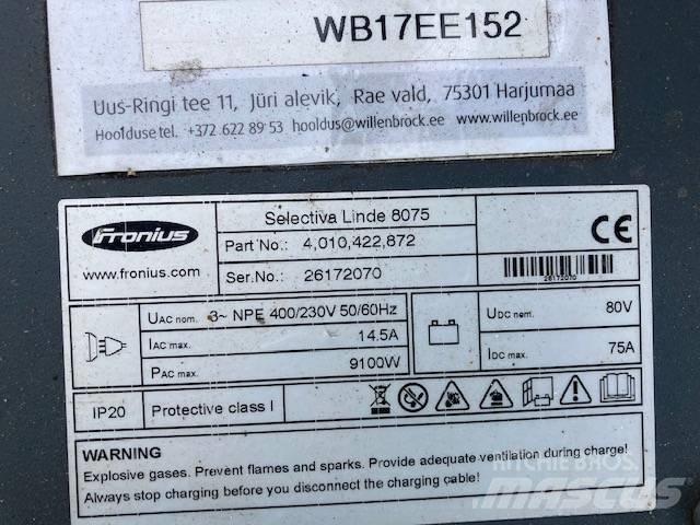 Linde E30/600HL/387 Elektro Stapler