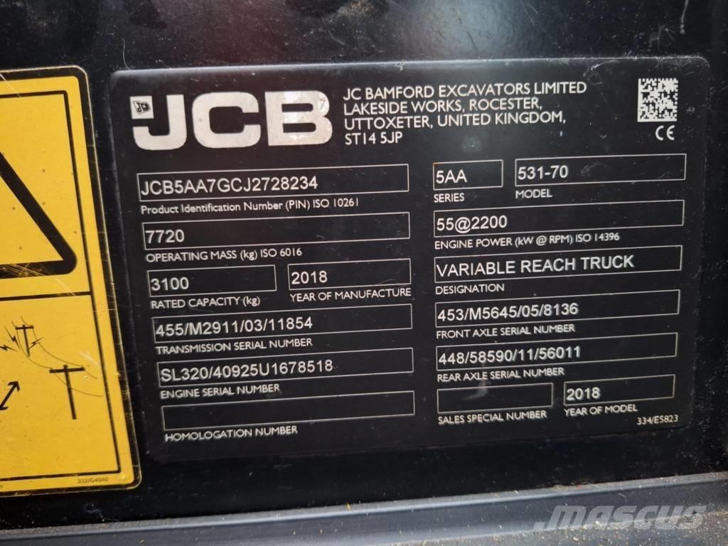 JCB 531-70 Teleskoplader