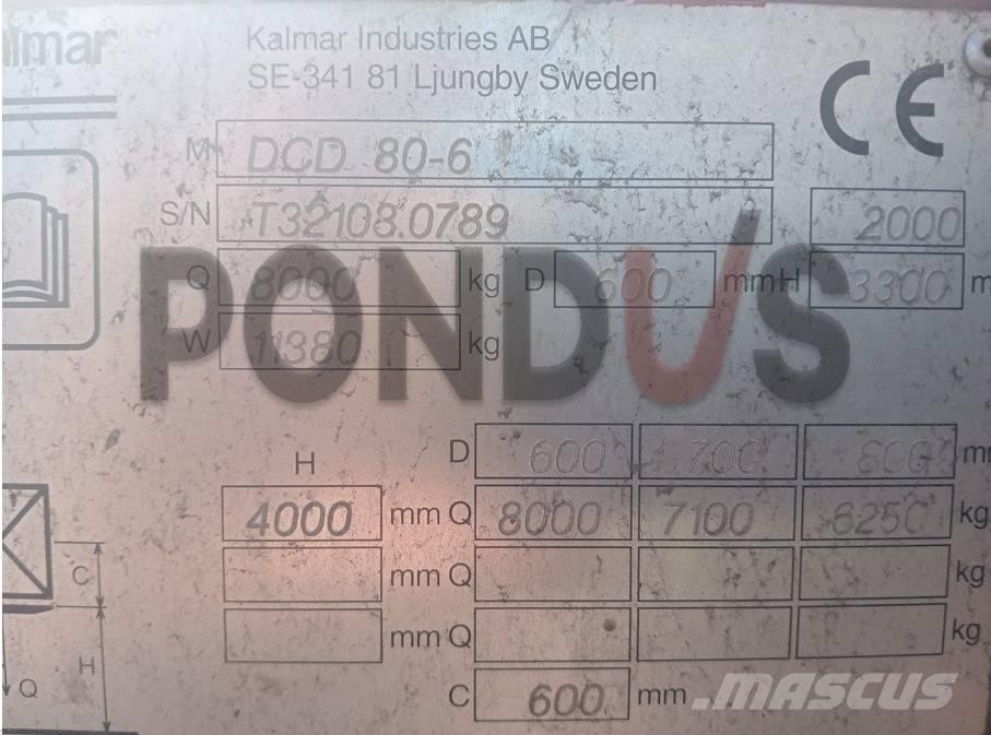 Kalmar DCD 80-6 Diesel Stapler