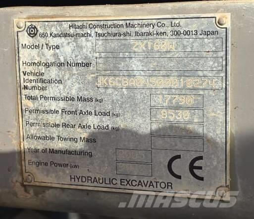 Hitachi ZX 160 W Mobilbagger
