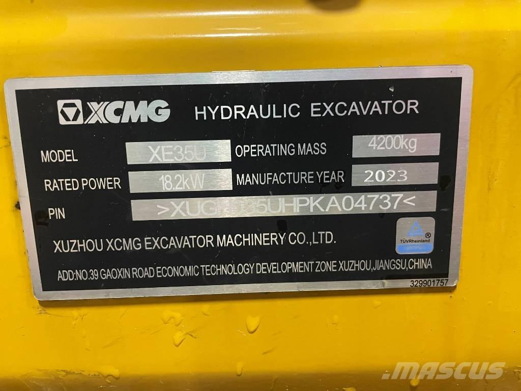 XCMG XE 35 U Minibagger < 7t