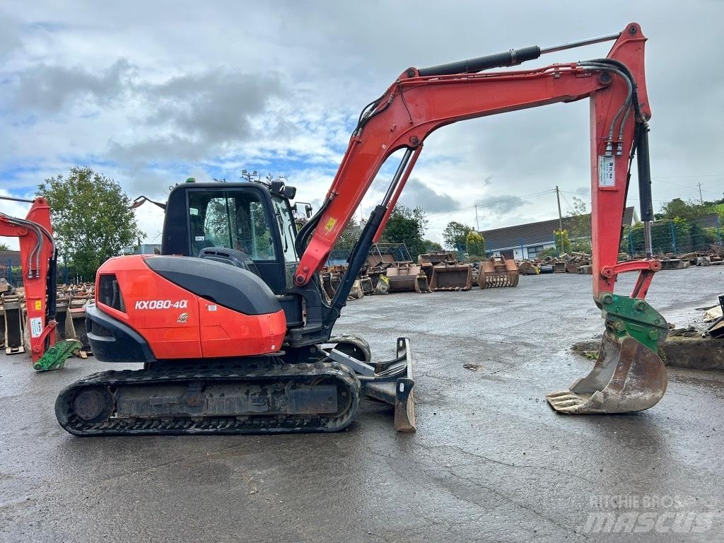 Kubota KX080-4 Midibagger  7t - 12t