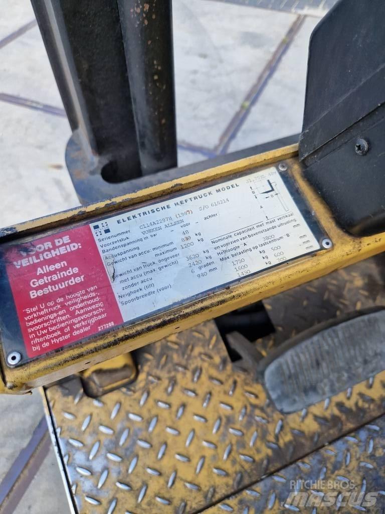 Hyster J 1.75xl Elektro Stapler