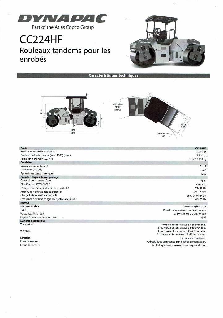 Dynapac CC 224 HF Tandemwalzen