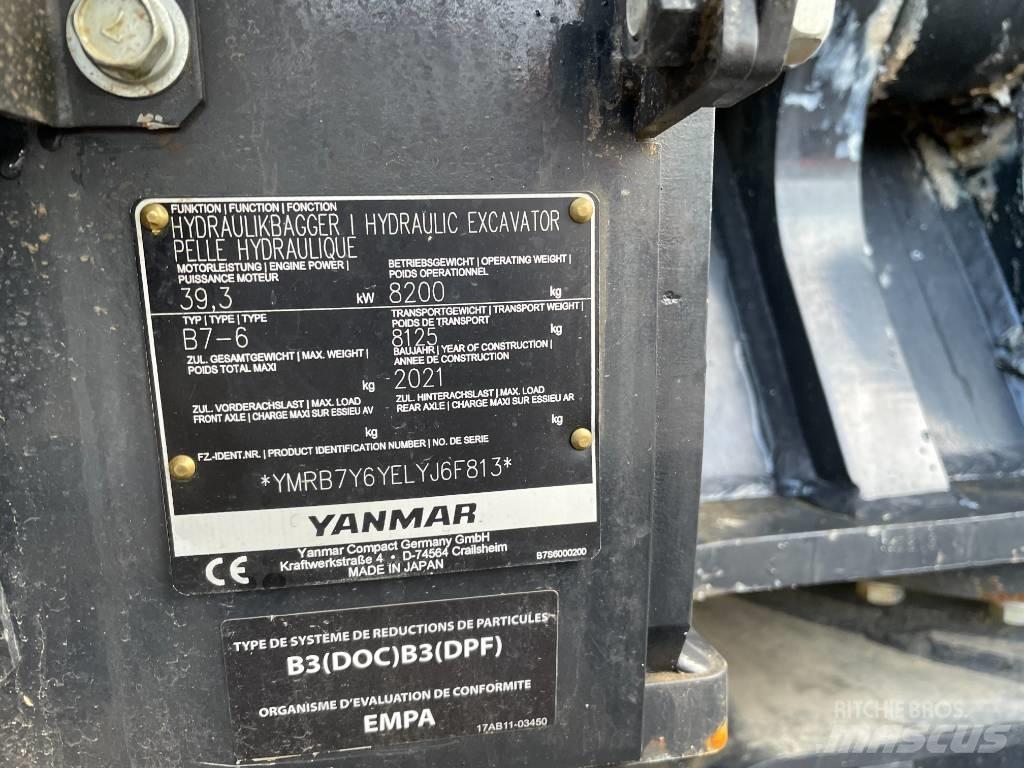 Yanmar B7 Midibagger  7t - 12t