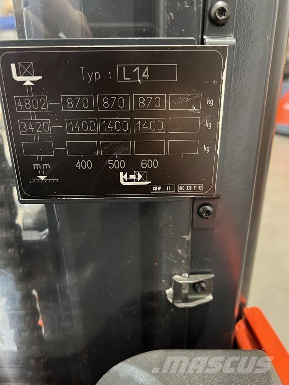Linde L14 Deichselstapler