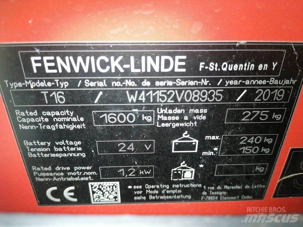 Linde T16L Niedergabelstapler