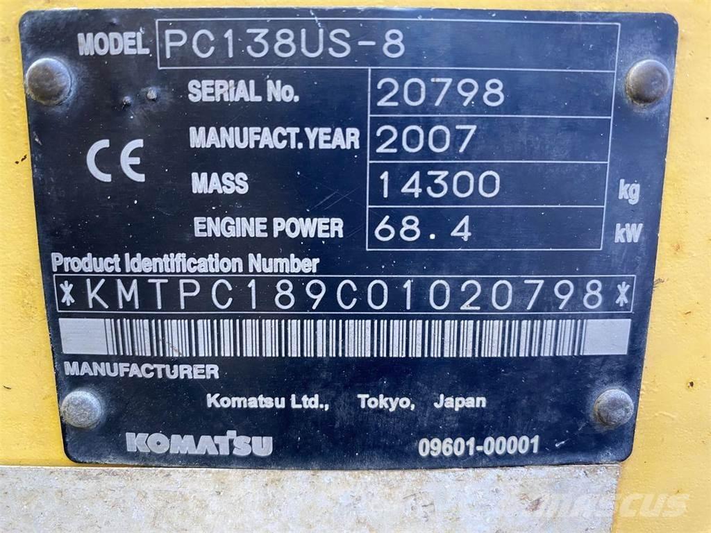 Komatsu PC138US-8 Raupenbagger