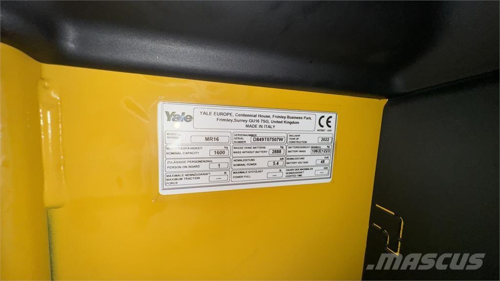Yale MR16 Schubmaststapler