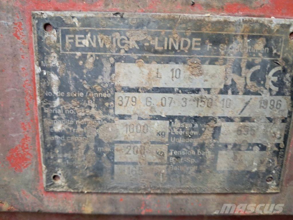 Linde L10 Deichselstapler