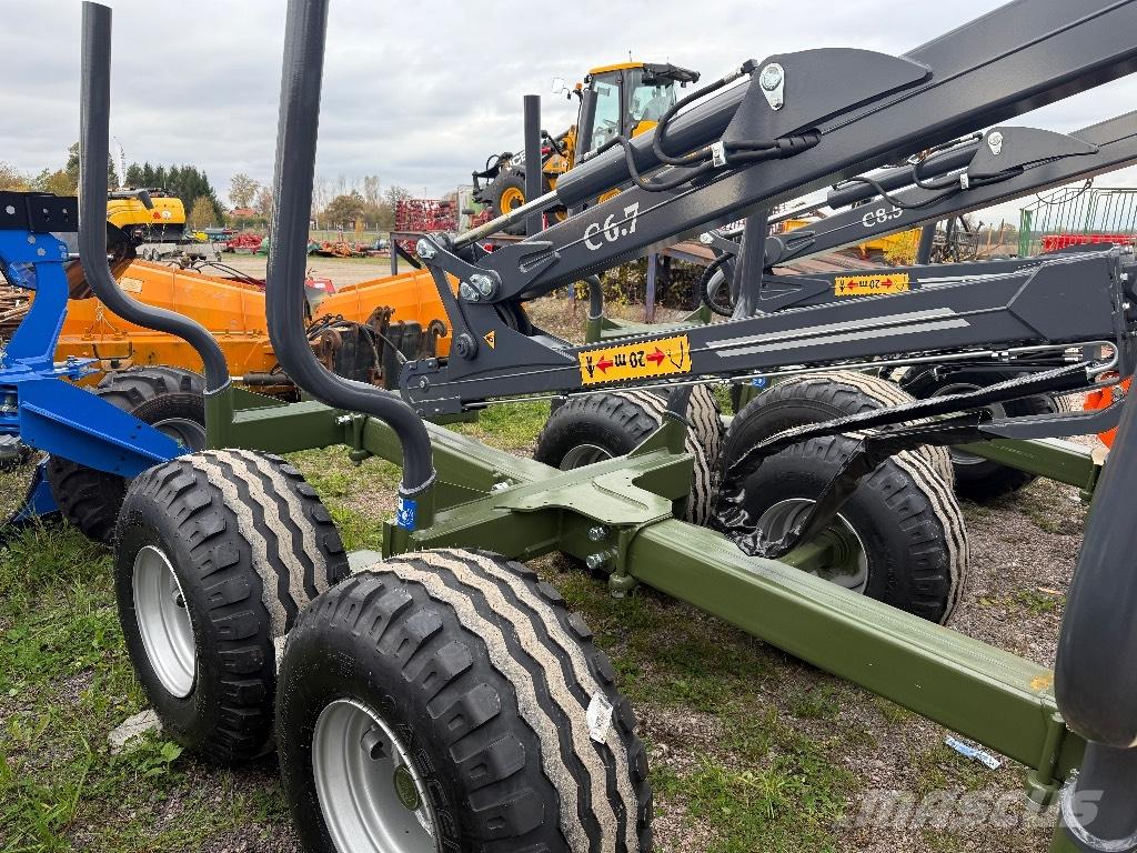 Farma T9 DS 6,7 kran Forstanhänger