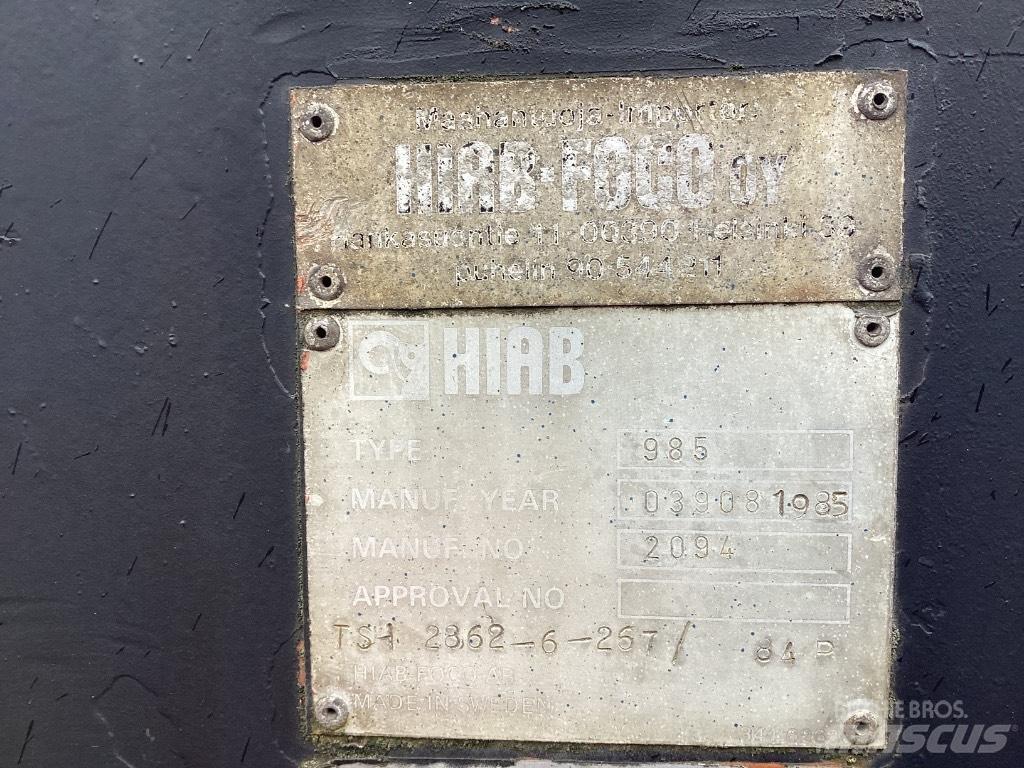 Hiab perävaunu Weitere Anhänger