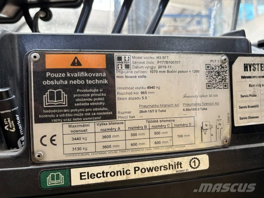 Hyster H3.5FT Diesel Stapler