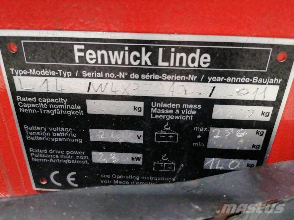 Linde L14 Deichselstapler