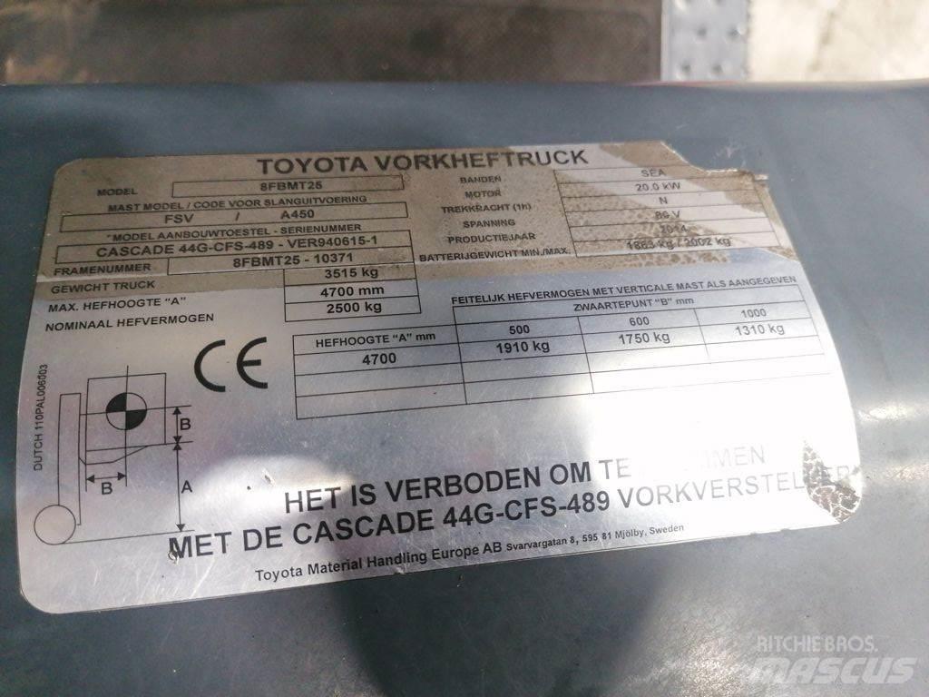 Toyota 8FBMT25 Elektro Stapler