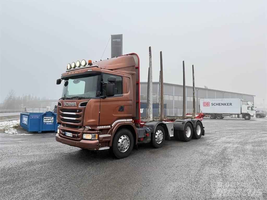 Scania R 730 8X4 Holzfahrzeuge