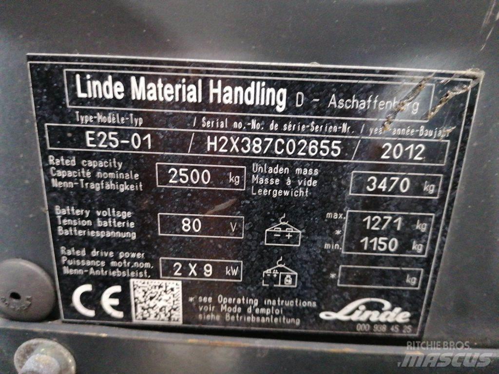 Linde E25-01 Elektro Stapler