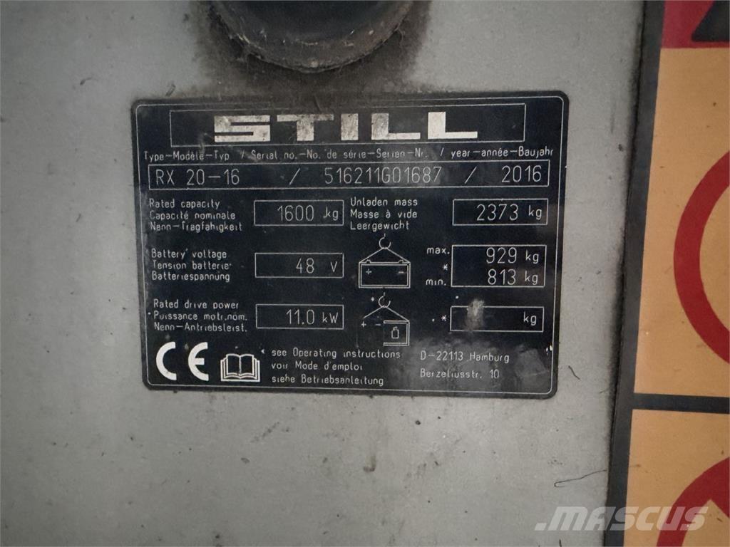 Still RX20-16 Elektro Stapler