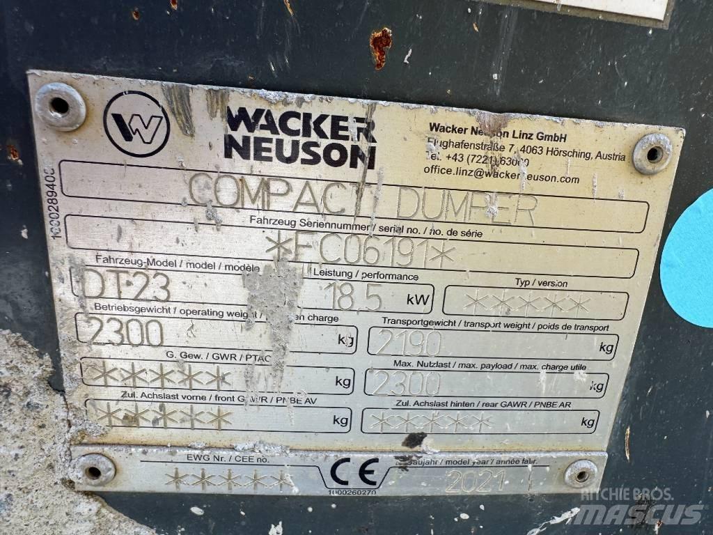 Wacker Neuson DT23 Raupendumper