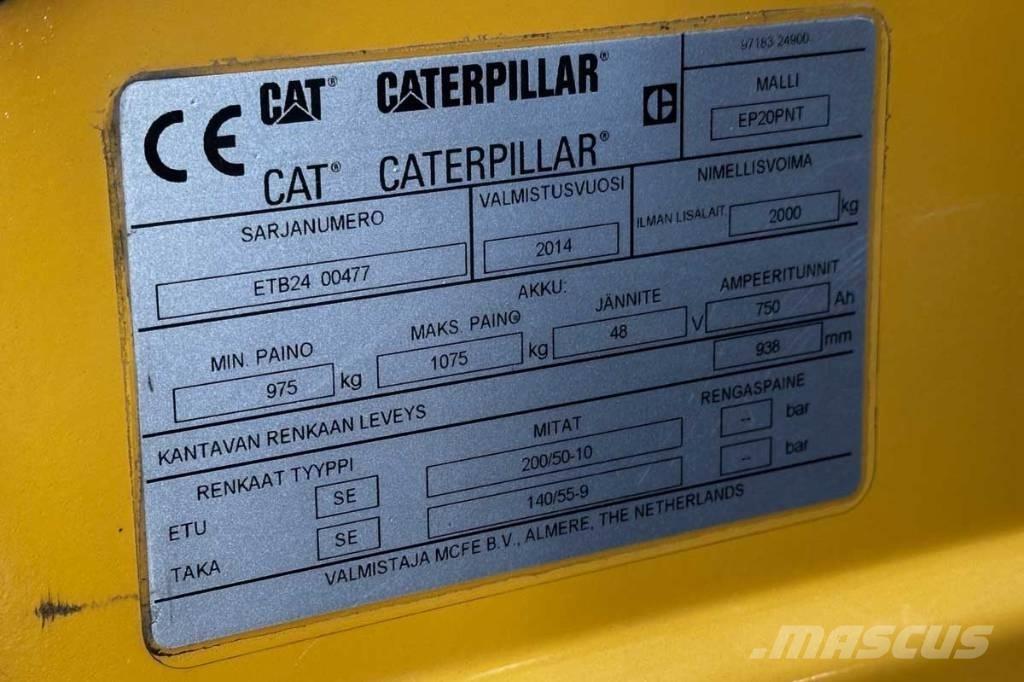 CAT EP 20 Elektro Stapler