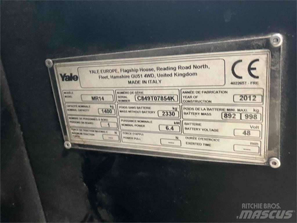 Yale MR14 Schubmaststapler