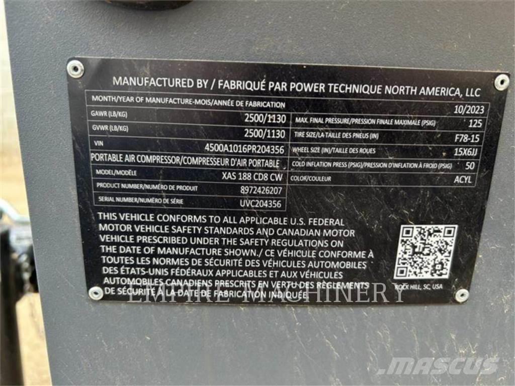 Atlas Copco XAS188CD Kompressoren